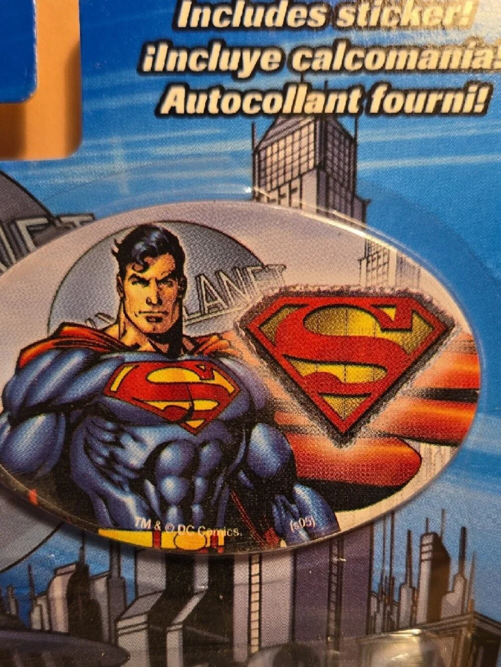 Hot Wheels Superman Twin Pack & Batman Batcycle Toy Vehicle - - Picture 7 of 8